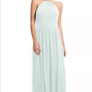 Bill Levkoff Jr Bridesmaids Dress color Sea Foam size 8 girls